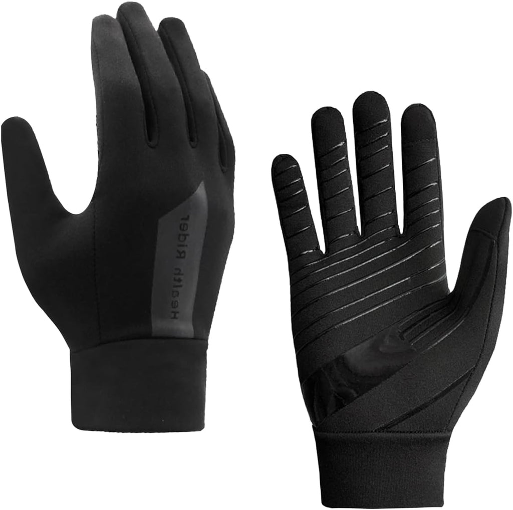 Azarxis Gants Hiver Chaud à Écran Tactile Gants de Cyclisme Coupe-Vent pour Homme Femme Moto Vélo Running Sport