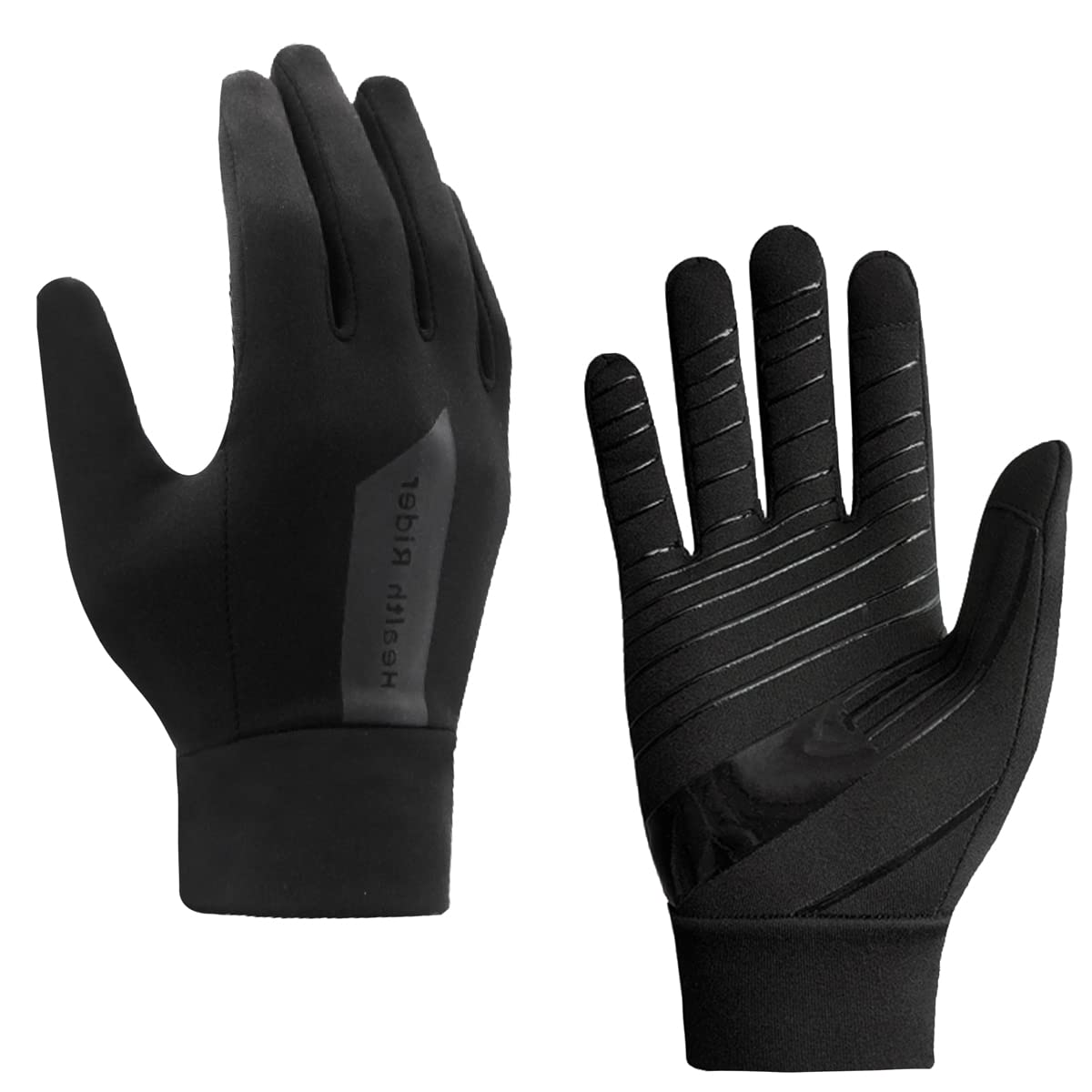 Azarxis Gants Hiver Chaud à Écran Tactile Gants de Cyclisme Coupe-Vent pour Homme Femme Moto Vélo Running Sport