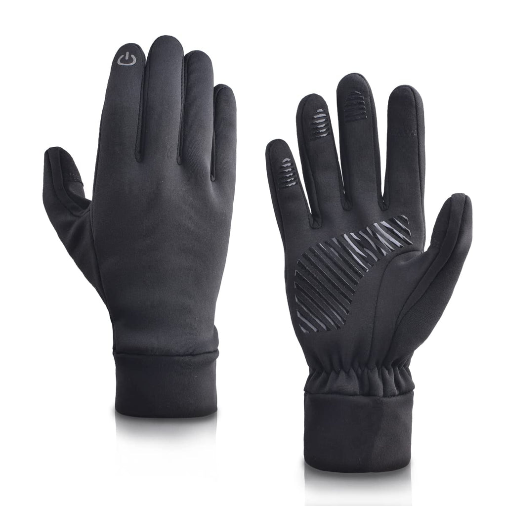 Azarxis Gants Hiver Chaud à Écran Tactile Gants de Cyclisme Coupe-Vent pour Homme Femme Moto Vélo Running Sport
