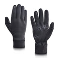 Azarxis Gants Hiver Chaud à Écran Tactile Gants de Cyclisme Coupe-Vent pour Homme Femme Moto Vélo Running Sport