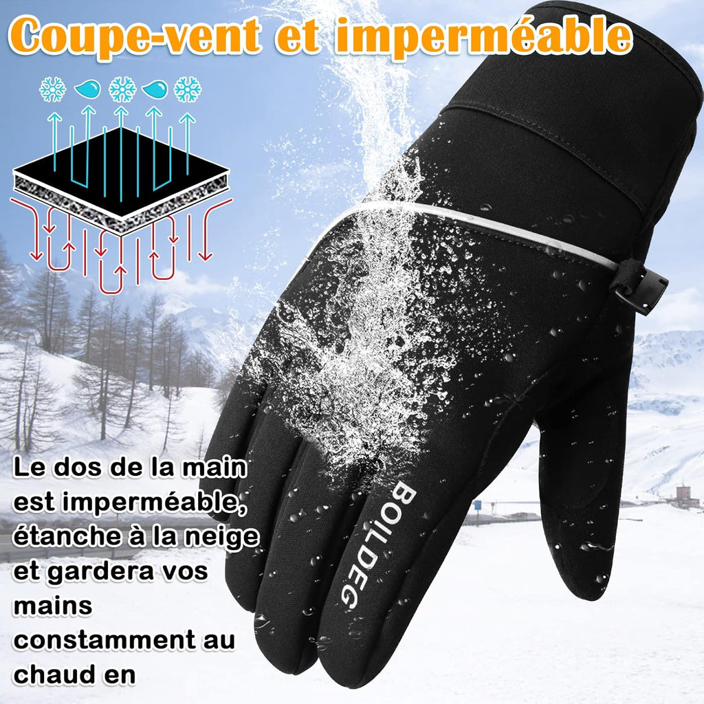 Gants de Cyclisme d'extérieur Coupe-Vent, antidérapants, Anti-Chocs, pour Homme et Femme