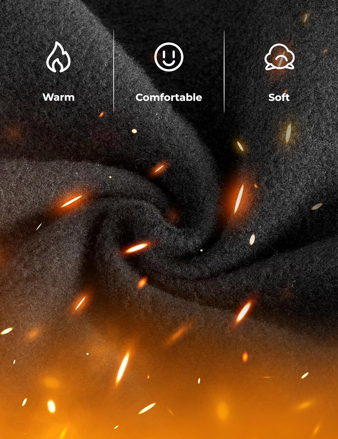 ROCKBROS Cagoule Moto Polaire Balaclava Hiver Tour de Cou Homme Femme Coupe-Vent Respirant Thermique Motif/Filtre Masque pour Vélo Ski Running Snowboard Chaud sous Casque 9 Couleurs