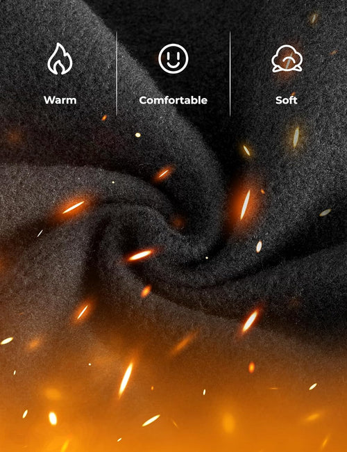 ROCKBROS Cagoule Moto Polaire Balaclava Hiver Tour de Cou Homme Femme Coupe-Vent Respirant Thermique Motif/Filtre Masque pour Vélo Ski Running Snowboard Chaud sous Casque 9 Couleurs