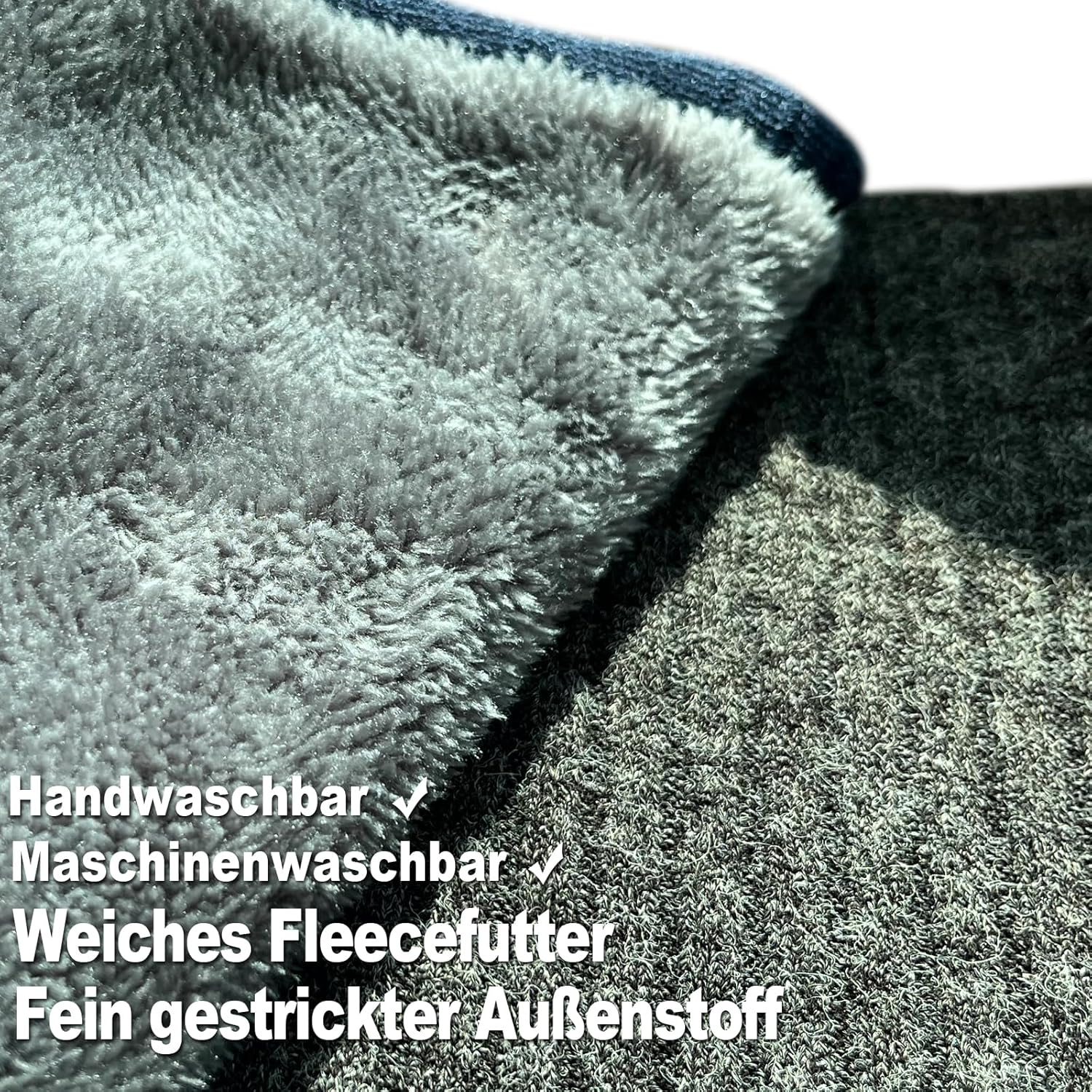 NovForth Ensemble bonnet et cache-cou - Bonnet tricoté et écharpe tubulaire avec polaire - Bonnet d'hiver en laine pour femme, homme, adolescent - Cache-cou pour ski, cyclisme, course, promenade